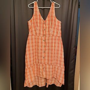 Maurices high-low plaid dress